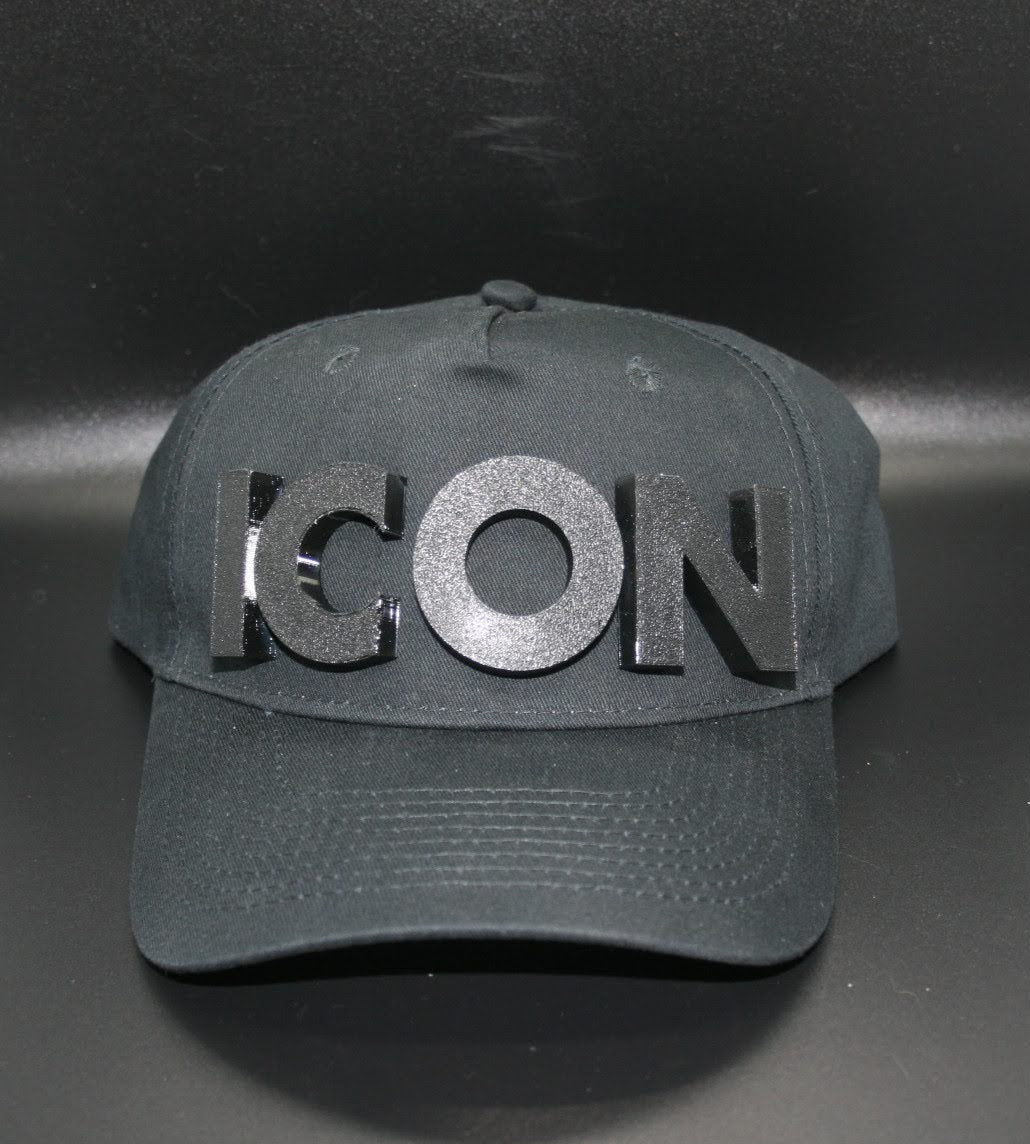Hat ICON black on black