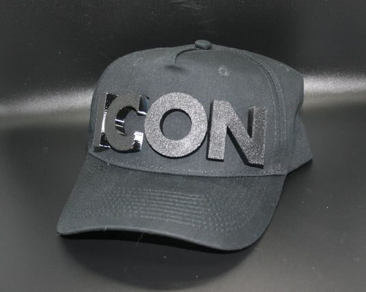 Hat ICON black on black