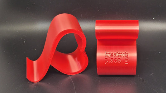 Phone stand , bright gloss red