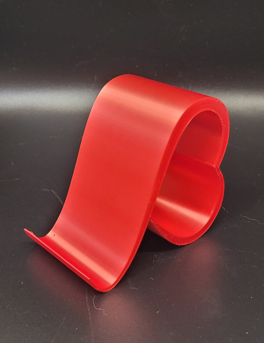 Phone stand , bright gloss red